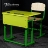 Комплект парта + стул одноместный (зеленый цвет) Комплект парта + стул  одноместный для НУШ (зеленый цвет) | Купить парту: цена, отзывы, продажа